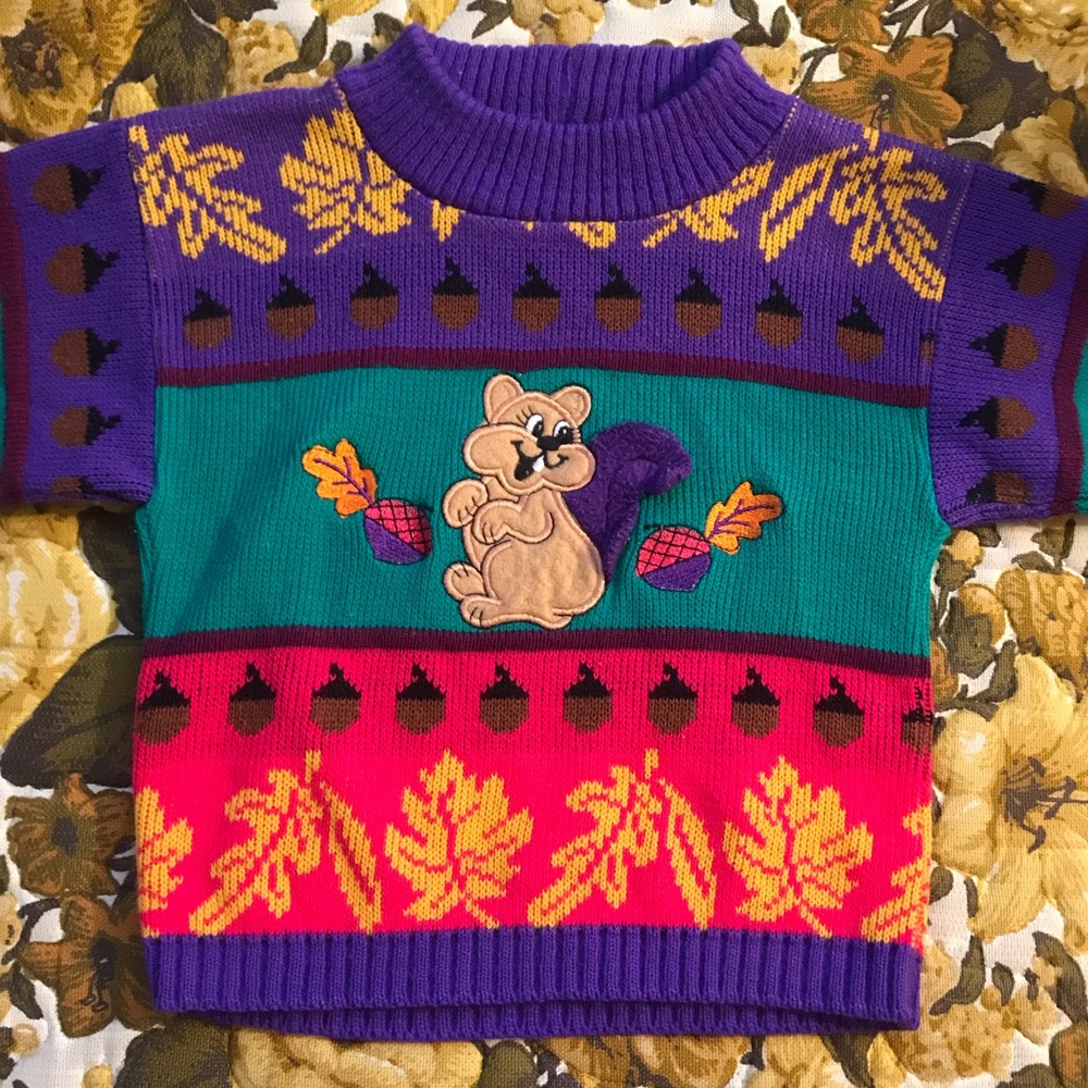 Kids Vintage Chipmunk Sweater
